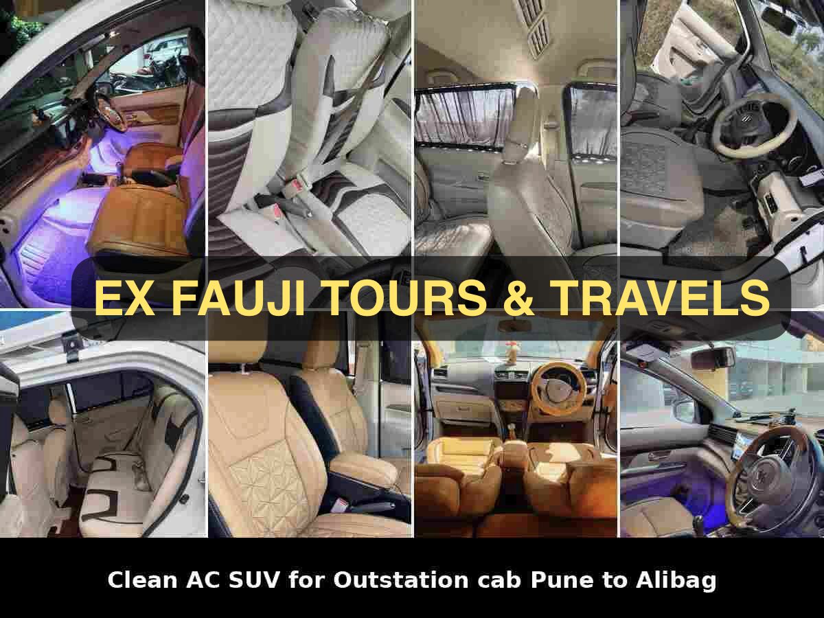 Clean AC SUV for Outstation cab Pune to Alibag