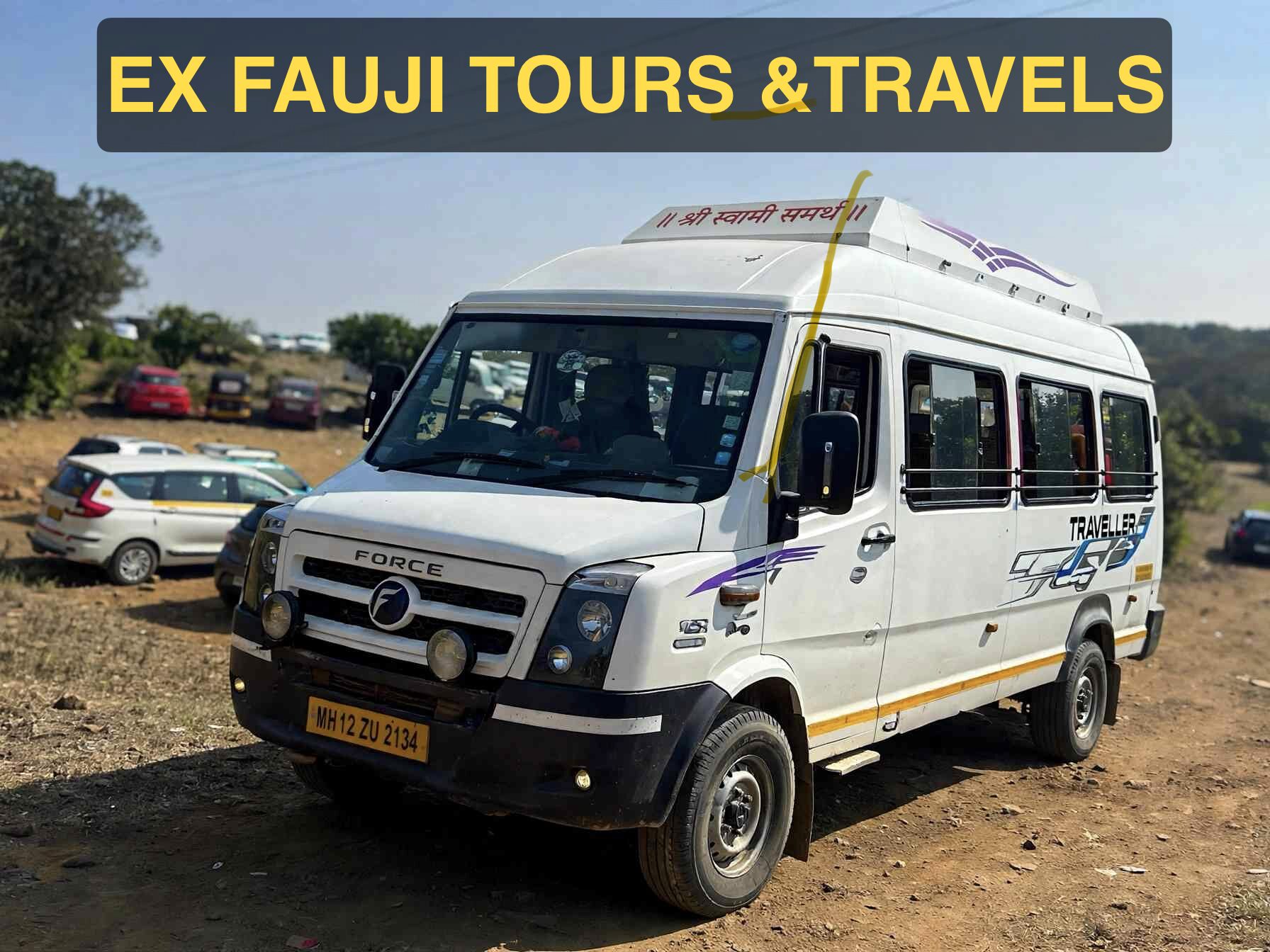EX FAUJI TOURS AND TRAVELS Force Tempo Traveller for Pune to Bhimashankar group tour and Jyotirlinga darshan