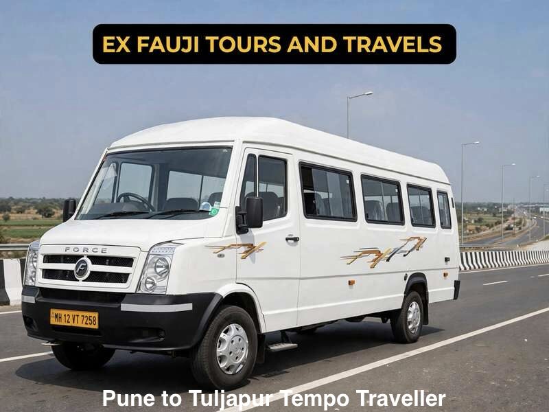 pune to tuljapur tempo traveller group tour ex fauji tours and travels