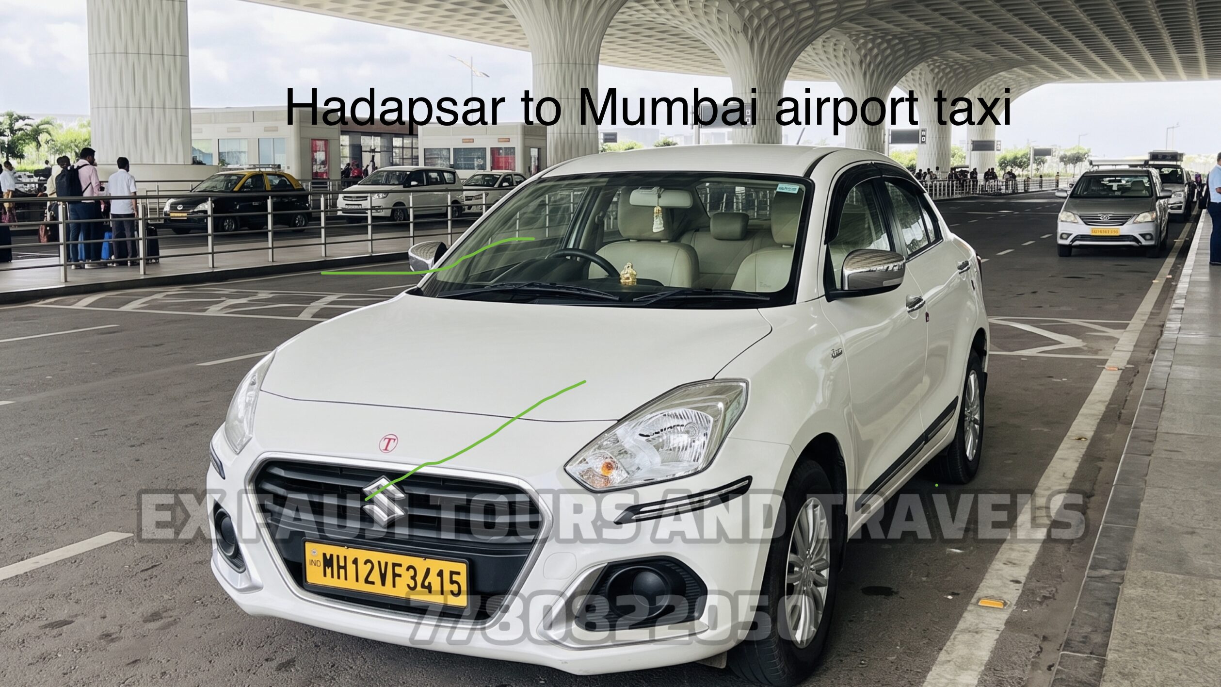 Hadapsar to Mumbai Airport Taxi Service by EX FAUJI TOURS AND TRAVELS