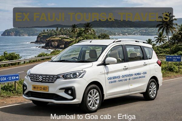 Ertiga cab hire Mumbai to Goa