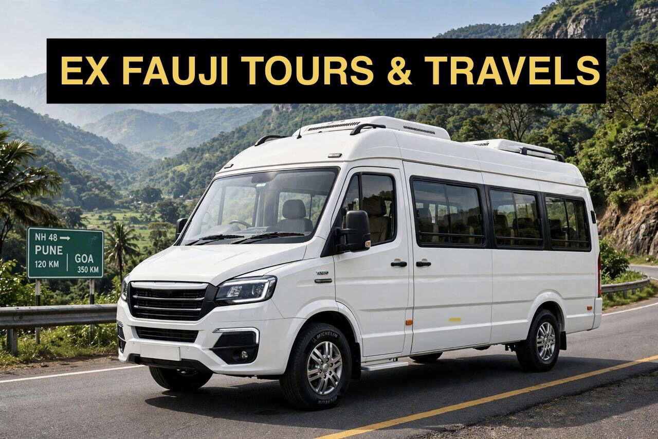 Force Tempo Traveller 16 seater for pune to goa cab booking