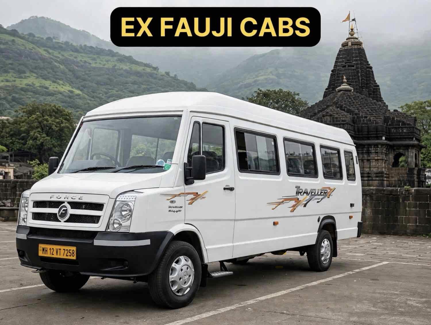PUNE TO MAHABALESHWAR CAB TEMPO TRAVELLER 17 SEATER